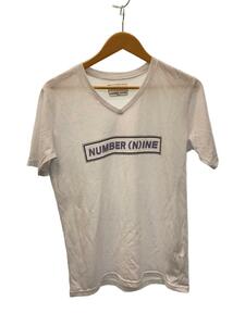 NUMBER (N)INE◆Tシャツ/L/ポリエステル/WHT/プリント/NDT-722N