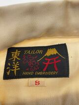 TAILOR 東洋◆SUKA SHIRT EAGLE/スカシャツ/S/レーヨン/IVO/TT37330_画像3