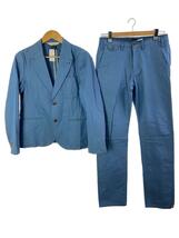 Paul Smith jeans◆襟元ヨゴレ/セットアップ/M/コットン/BLU/無地/PJ-BG-47627_画像1