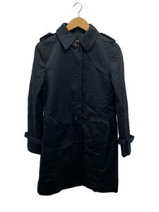 Aquascutum◆アクアスキュータム/コート/38/コットン/BLK/無地