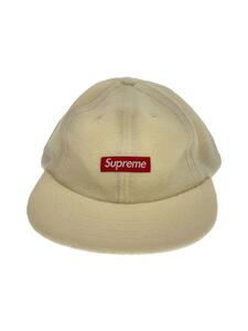 Supreme◆23FW/polartec small box6panel/ポリエステル/WHT/無地/メンズ