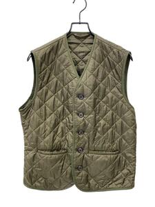 Barbour◆TAILORED WAISTCOAT/S/ナイロン/カーキ/無地
