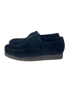 Clarks◆clarks wallabee loafer black sde/40/BLK/スウェード/26773