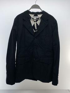 COMME des GARCONS SHIRT◆テーラードジャケット/M/コットン/BLK/無地/FI-J004