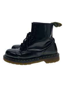 Dr.Martens◆レースアップブーツ/8ホールブーツ/US8/BLK/レザー