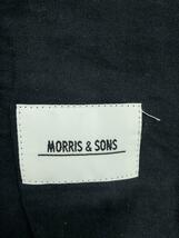 Morris & Sons◆ボトム/1/コットン/BLK_画像4