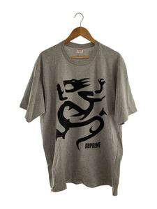 Supreme◆23SS/DRAGON TEE/Tシャツ/XL/コットン/GRY/プリント