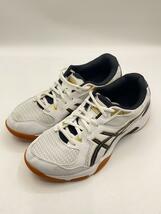 ASICS◆スポーツその他/WHT/1073A047/バレーボールシューズ/24ｃｍ_画像2