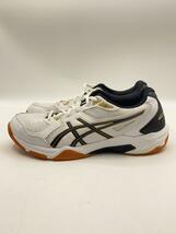 ASICS◆スポーツその他/WHT/1073A047/バレーボールシューズ/24ｃｍ_画像1