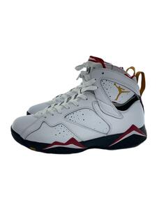 NIKE◆AIR JORDAN 7 RETRO_エアジョーダン 7 レトロ/27cm/WHT/レザー