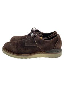 visvim◆VIRGIL PLAIN TOE-FOLK/シューズ/US9.5/BRW/スウェード/スウェード欠け有