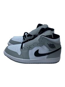 NIKE◆ローカットスニーカー/28cm/GRY/レザー/554724-092/箱有/Nike Air Jordan 1 M