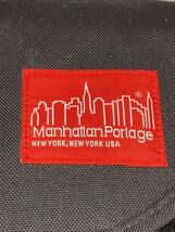 Manhattan Portage◆ショルダーバッグ/ナイロン/BLK/無地_画像5