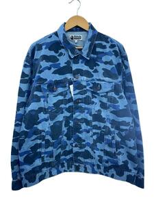 A BATHING APE◆Colour Camo Over Print Denim Jacket/Gジャン/XL/001LJJ301008M