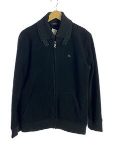 BURBERRY BLACK LABEL◆フリースジャケット/3/ポリエステル/BLK/BMV29-513-09