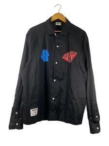 BILLIONAIRE BOYS CLUB◆長袖シャツ/L/コットン/BLK/BBCJP193W002