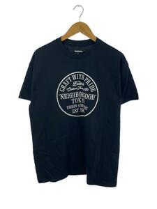 NEIGHBORHOOD◆Tシャツ/L/コットン/BLK/231LNH-STM02S