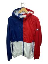 TOMMY JEANS◆ナイロンジャケット/M/ナイロン/BLU/無地/DM0DM03628-902_画像1