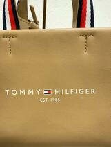 TOMMY HILFIGER◆ショルダーバッグ/レザー/BRW/無地_画像5