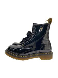 Dr.Martens◆ブーツ/US6/BLK/エナメル