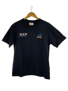 MXP◆S/S CREW/JAXA/Tシャツ/L/コットン/BLK/無地/MX38301KB
