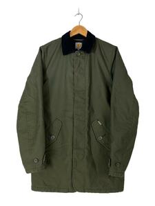 Carhartt◆HARRIS TRENCHCOAT/コート/M/ポリエステル/グリーン/キルティング