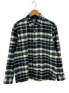 THE NORTH FACE◆L/S STRETCH FLANNEL SHIRT/S/ポリエステル/BLK/チェック