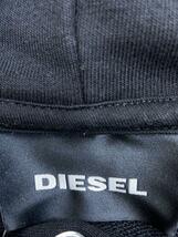 DIESEL◆パーカー/M/コットン/BLK/a62226170_画像3