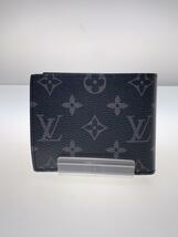 LOUIS VUITTON◆ポルト・フォイユ・マルコNM_モノグラム・エクリプス_BLK/PVC/BLK/メンズ_画像2