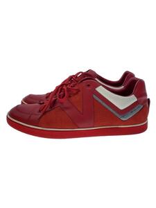 LOUIS VUITTON◆ローカットスニーカー/UK7/RED/レザー