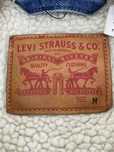 Levi’s◆Gジャン/ボア/M/コットン/インディゴ/PC9-16365-0040_画像3