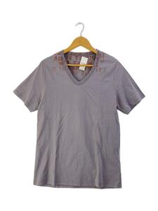 Maison Margiela◆エイズtee/Tシャツ/M/コットン/GRY/S20299/グレー/フロッキー加工/