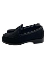 NORIEI/ローファー/UK7.5/BLK/スウェード/31308/PNNY LOAFER_画像1