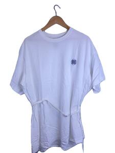 FACETASM◆Tシャツ/5/コットン/ホワイト/ABH-TEE-U01/BELTED BIG TEE