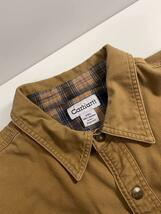 Carhartt◆ダック地/裏ネル/カバーオール/XXL/コットン/BEG_画像6