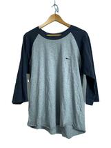 DESCENDANT◆長袖Tシャツ/2/コットン/GRY/無地_画像1