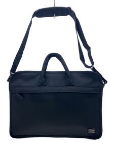 PORTER◆2WAY OVERNIGHT BRIEFCASE/ブリーフケース/ナイロン/ブラック/無地/725-07525