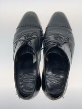 CROCKETT&JONES◆ドレスシューズ/UK7/BLK/レザー_画像3