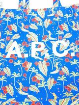 A.P.C.◆トートバッグ/コットン/BLU/ハワイアン柄_画像8