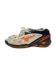 MIZUNO◆ローカットスニーカー/26.5cm/WHT