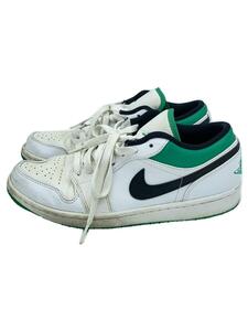 NIKE◆AIR JORDAN 1 LOW_エア ジョーダン 1 ロー/25.5cm/WHT/553558-129/ローカット