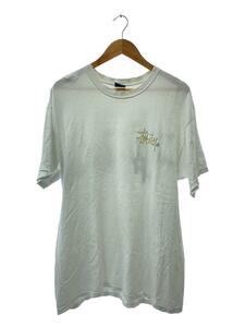 STUSSY◆Tシャツ/L/コットン/ホワイト/無地/RN94974 CA28629