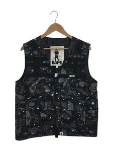 A BATHING APE◆20SS/Space Camo Military Vest/アベイシングエイプ/ベスト/L/ポリエステル/