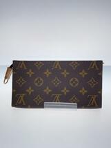 LOUIS VUITTON◆ポッシュ・トワレット19_モノグラム・キャンバス_BRW/PVC/BRW_画像3