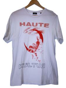 DIESEL◆プリントTシャツ/S/コットン/WHT/HAUTE