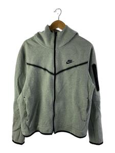 NIKE◆ジップパーカー/XL/コットン/GRY