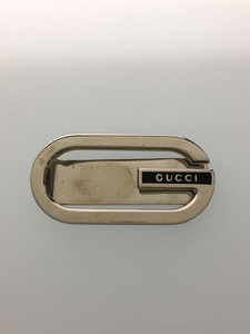 GUCCI◆アクセサリー/マネークリップ/SLV/メンズ