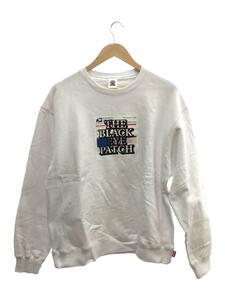 Blackeyepatch◆Priority Label Crewsweat/スウェット/L/コットン/WHT