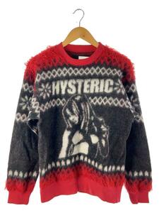 HYSTERIC GLAMOUR◆セーター(厚手)/S/ウール/BLK/01172AH04