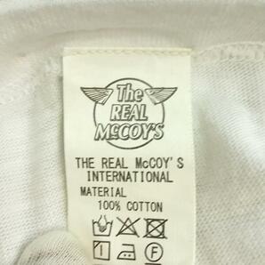THE REAL McCOY’S◆AMERICAN ATHLETIC TEE/Tシャツ/L/コットン/WHTの画像4